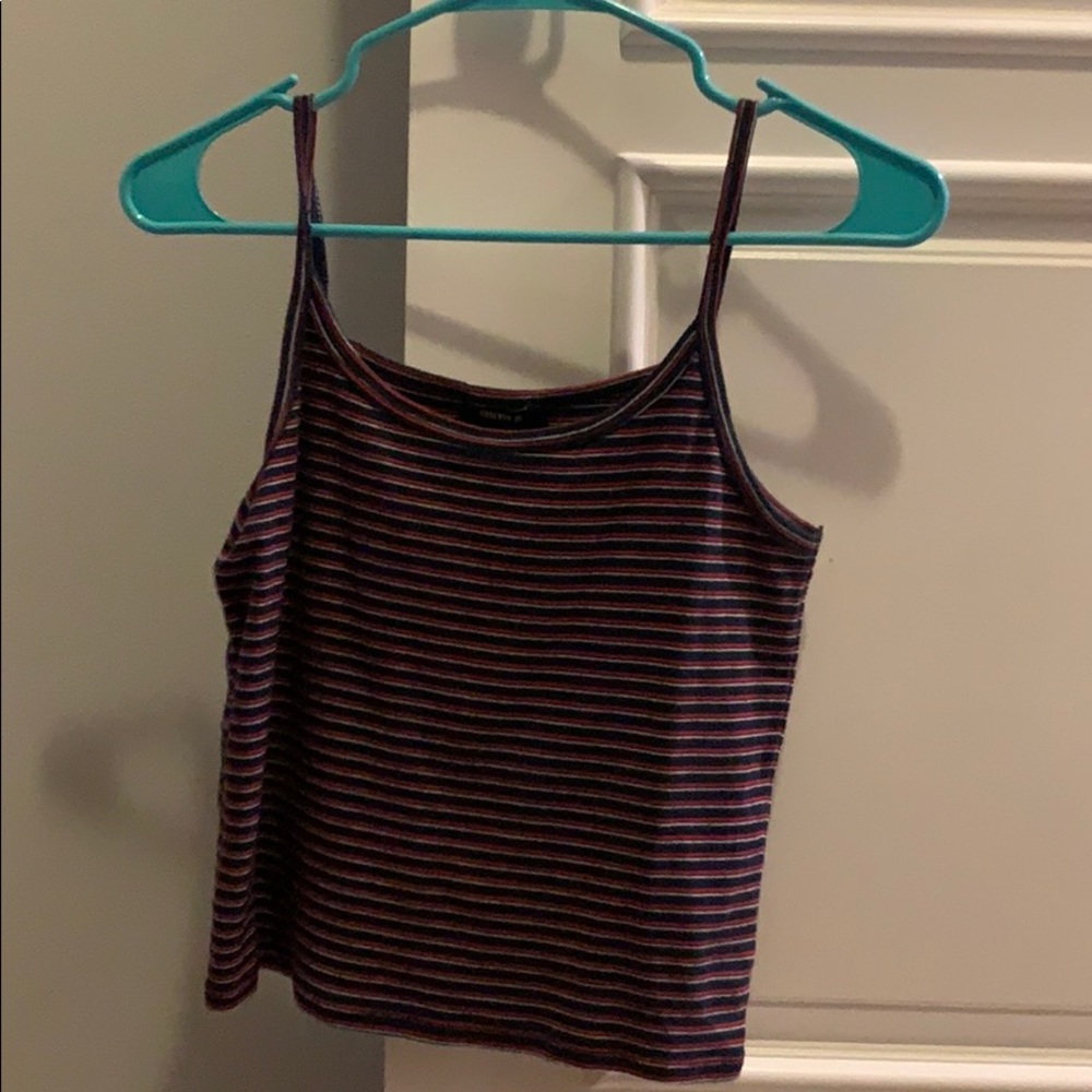 Forever 21 Striped Tank Top